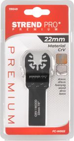 Saw Blade Strend Pro FC-W002, 22 mm, for oscillating tool, Cr-V