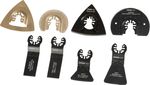 Szerszámkészlet Strend Pro TAS-GP117, fűrészlapok, félkörök és tartó multicsiszolóhoz, 8 részes