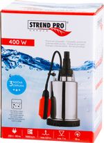 Szivattyú STREND PRO MQ 400 INOX, 400W, 7000 l/óra, tiszta vízhez