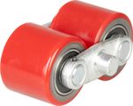 Wheel DB 2000 2T, for trolley, rear, double, replacement