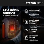 Heater Strend Pro AD037, for threaded cartridge, camping, portable, piezo ignition