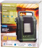 Ohrievač Strend Pro AD037, na kartuš so závitom, kempingový, prenosný, piezo