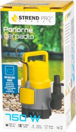 Szivattyú Strend Pro Garden NSPW750-B, szennyvízhez, 750W, 14000 l/óra, 10 m kábel
