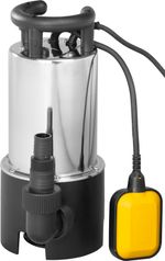 Szivattyú Strend Pro Garden NSPW1100-INOX3, szennyvíz, 1100W, 20000 l/h, rozsdamentes acél, 10 m káb