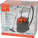 Vysávač Strend Pro MWD223, 40 lit, 1600W, priemyselný, HEPA filter, AUTOMATICKÝ oklep