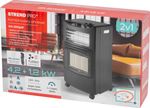 Ohrievač Strend Pro DA-201QAF 4,2kW + 1,2kW, + plynová hadica a regulátor plynu, 3v1, plynový, elektrický, s ventilátorom, skladací
