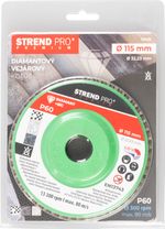 Kotúč Strend Pro Premium 115 x 22 mm, brúsny, P60, diamantový, lamelový
