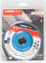 Kotúč Strend Pro Premium 115 x 22 mm, brúsny, P400, diamantový, lamelový
