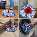 Cleaning Set Vileda H2Pro, rotary, fringed, mop