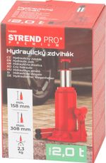 Strend Pro Premium Hydraulic Jack, 2 tonnes, 158-308 mm