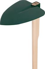 Hoe FED 206/1200, heart-shaped, large, 550 g, wooden handle