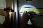 Zseblámpa Strend Pro Flashlight, COB LED 120 lm, 35x35x132mm, USB töltés, csomag 10 db