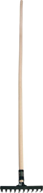 Garden rake R107SK 10 teeth wooden handle 1600mm