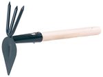 Hand Hoe H004/250, pointed-three prong, with handle