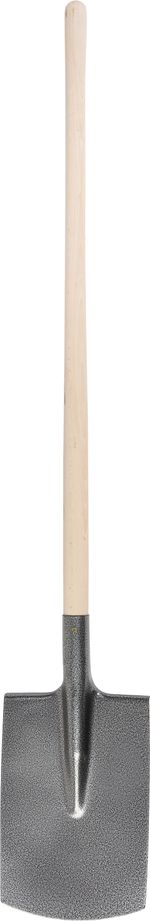 Spade S592.WH, straight, KomaXit, wooden handle