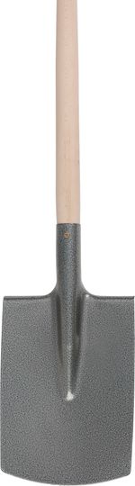 Spade S592.WH, straight, KomaXit, wooden T-handle