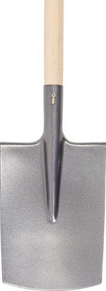 Spade S592.WH, straight, KomaXit, wooden handle with plastic grip