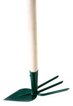 Hand Hoe H104/550, pointed-three prong, with handle