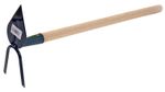 Hand Hoe H105/1000, pointed-two prong, with handle