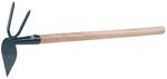 Hand Hoe H105/550, pointed-two prong, with handle