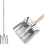 Shovel KOVO.WH Alu, small, 280 mm, aluminum, with wooden handle