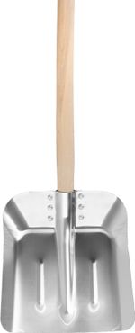 Shovel KOVO.WH Alu, small, 280 mm, aluminum, with wooden handle