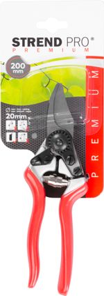 Bypass pruner 200mm Strend Pro Premium, cutting cap. 20mm