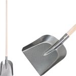 Shovel S504-2.WH Universal, 280x235 mm, with wooden handle