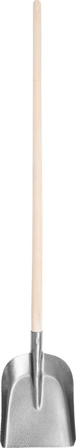 Shovel S504-2.WH Universal, 280x235 mm, with wooden handle