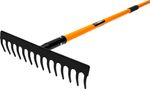 Rake Strend Pro, garden, 14 tines, fiberglass handle 1500 mm