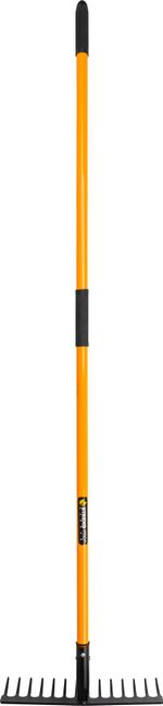 Rake Strend Pro, garden, 14 tines, fiberglass handle 1500 mm