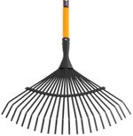 Levélgereblye Strend Pro LR002AF, 22 fogú, legyező, 1500 mm üvegszálas nyél