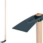 Hoe G284C-WH, flat, narrow, wooden handle