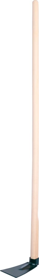 Forged hoe G284C-WH, flat, narrow with handle