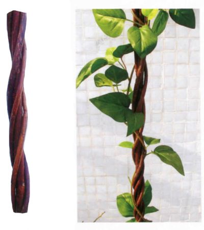 Willow spiral poles 090cm
