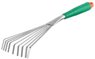 Kis gereblye Strend Pro Herrison GT983G, 9 lamellás, kerti, kézi, 41 x 11 cm