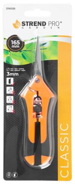 Shears Strend Pro, manual, garden, for flowers, plants and branches, orange