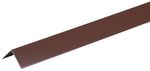 Lišta Strend Pro, Alu 1500x40x0,8 mm, hnedá, 0,8 mm, rohová