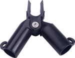 Connector Strend Pro, plastic, A-type, for garden support rods, 20 mm, pack of 4 pcs