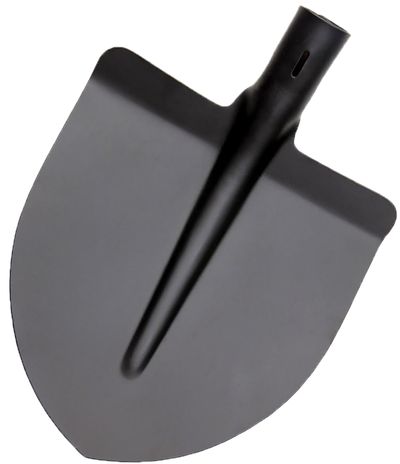 Shovel Strend Pro S510SLK pointed, black, without handle, 265x270 mm