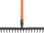 Kerti gereblye Strend Pro, 16 fogú, üvegszálas nyél, 1500 mm