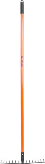 Kerti gereblye Strend Pro, 16 fogú, üvegszálas nyél, 1500 mm