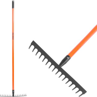 Hrable záhradné Strend Pro, 16 zubé, sklolaminátová násada, 1500 mm