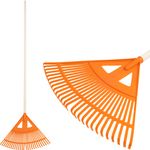 Rake for leaves Strend Pro R130, 27 teeth, 58 cm, fan, plastic, 160 cm handle