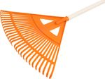 Rake for leaves Strend Pro R130, 27 teeth, 58 cm, fan, plastic, 160 cm handle