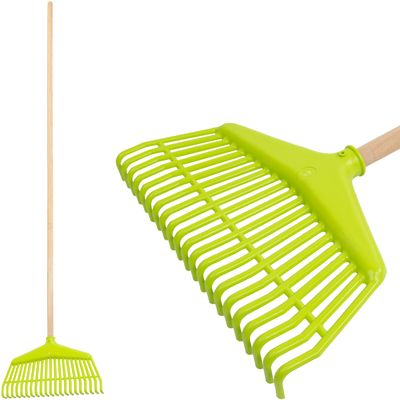 Lombgereblye R142, svéd, 22 fogú, műanyag, 150 cm nyél