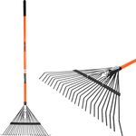Leaf Rake Strend Pro, 24-tine, 58 cm, fan, 120 cm fiberglass handle