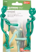 Viazač Strend Pro, na rastliny, žaba, 13,5 cm. plast,  bal. 2 ks