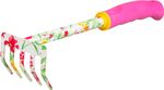 Hand Rake Strend Pro, gardening, floral print, pink, 30x8.5 cm, Ladies line