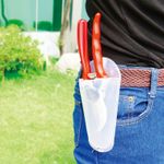 Olló AQUACRAFT® 330500, kerti, ágakhoz, kovácsolt, övre rögzíthető tokkal